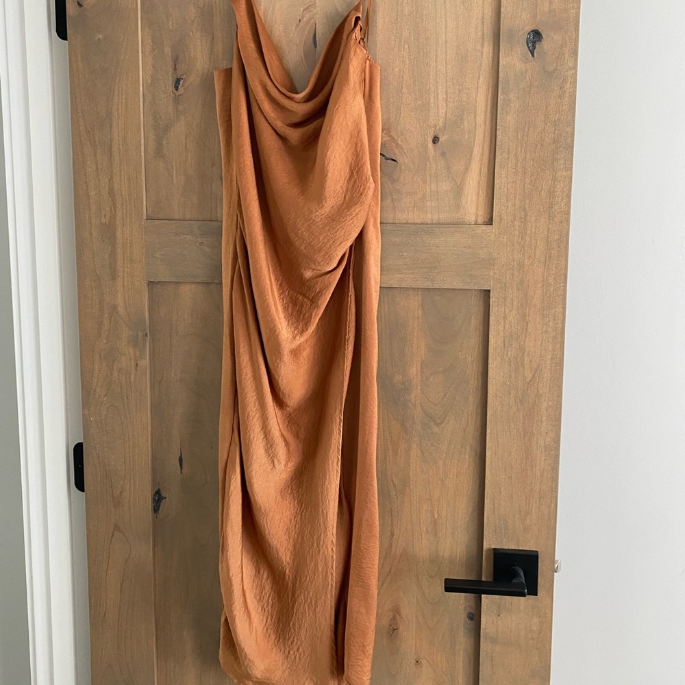 HFVE Burnt Orange Slip Dress